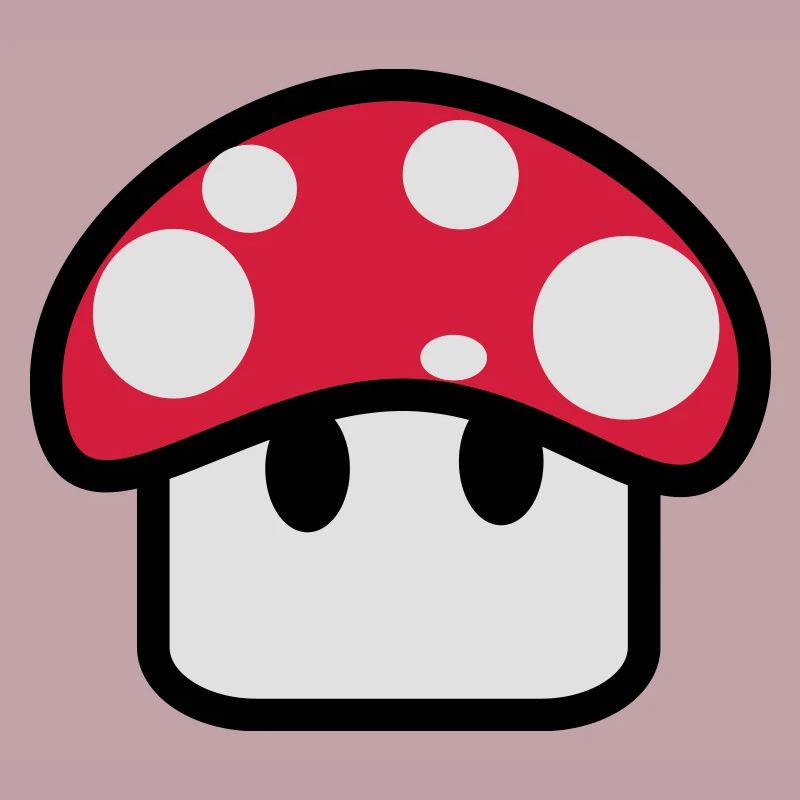 champignon,dessin,geek,jeux vidéo