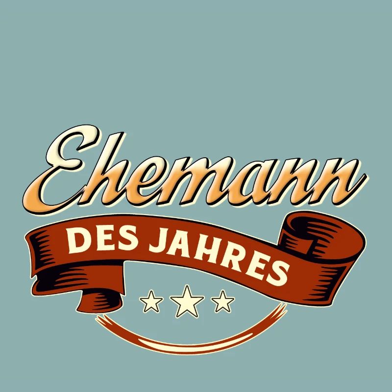 Ehemann des Jahres RAHMENLOS Geschenk