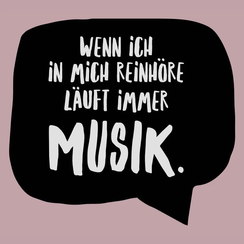 Musik Spruch Lustig Sprechblase DJ