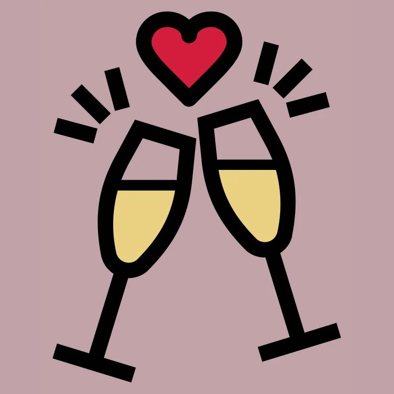 oder Sekt zum Valentinstag