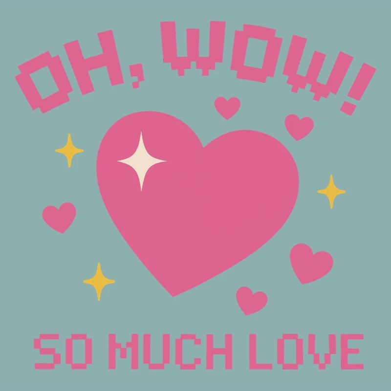 Oh Wow – Retro Herz Design mit So Much Love