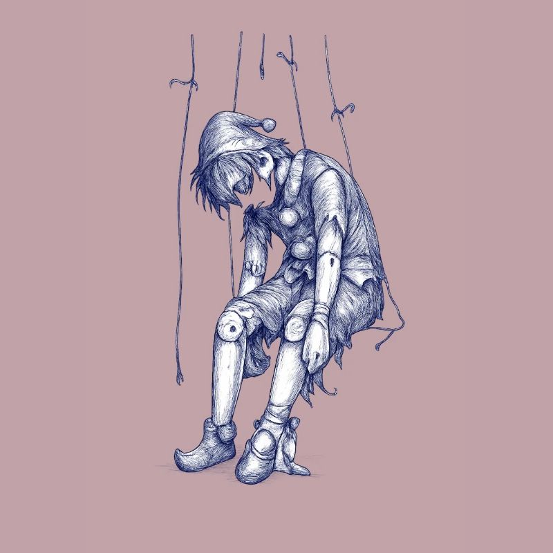 Blue Puppet Puppet Picture