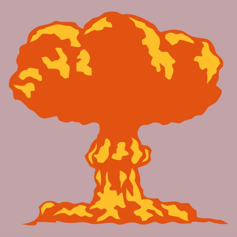explosion champignon nucleaire atomique