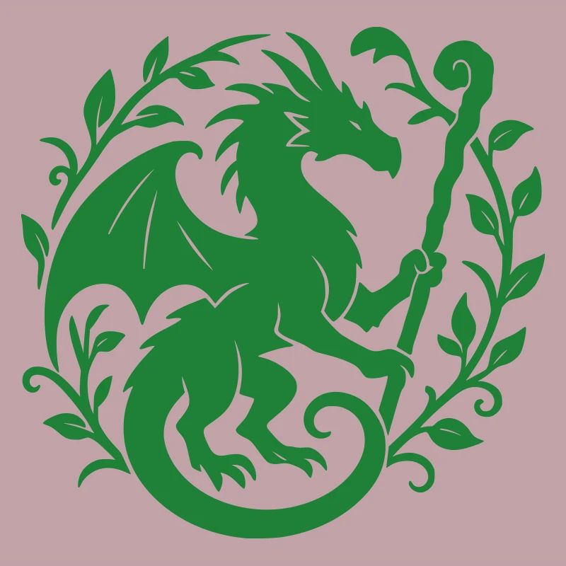 Druide Dragon (vert clair)