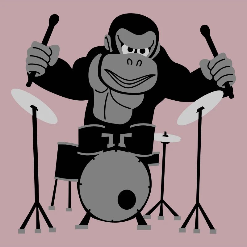 Gorilla Drummer