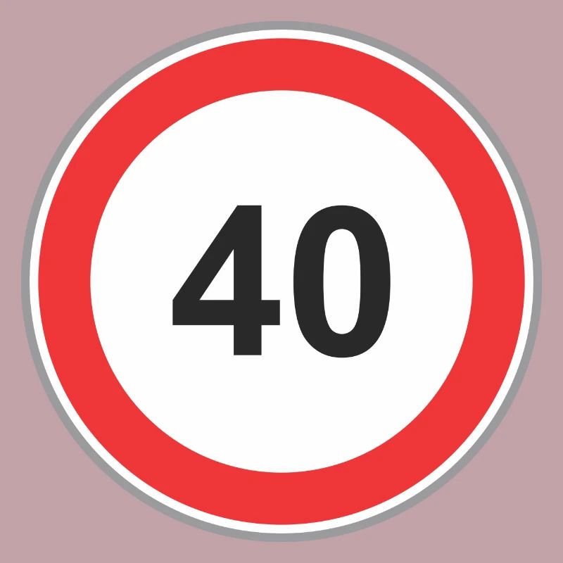 Panneau routier 40