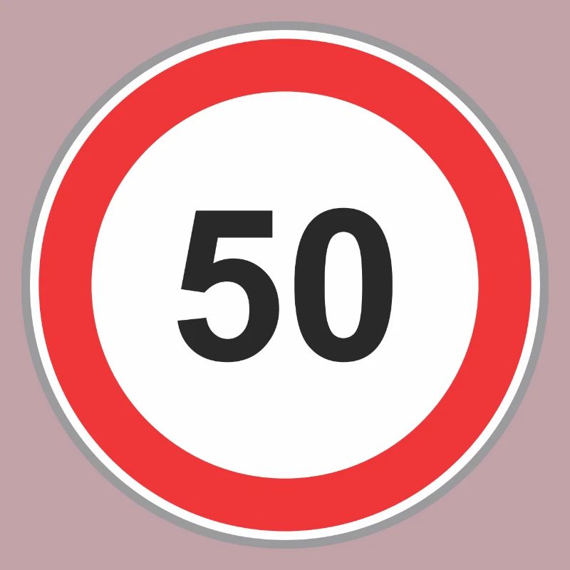 Road sign 50