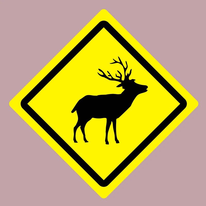 deer roadsign