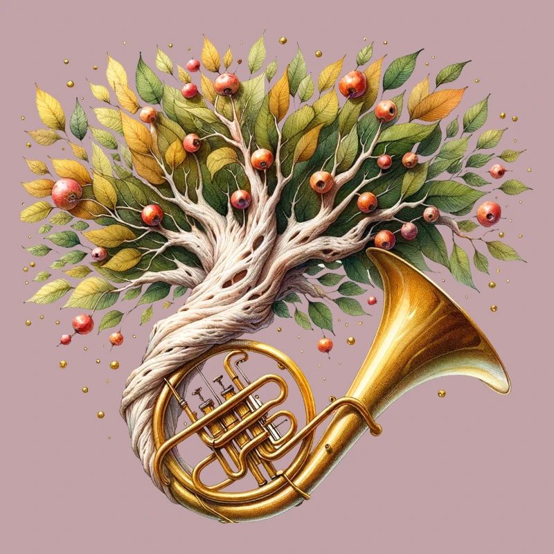 Horn Baum Musik Orchester