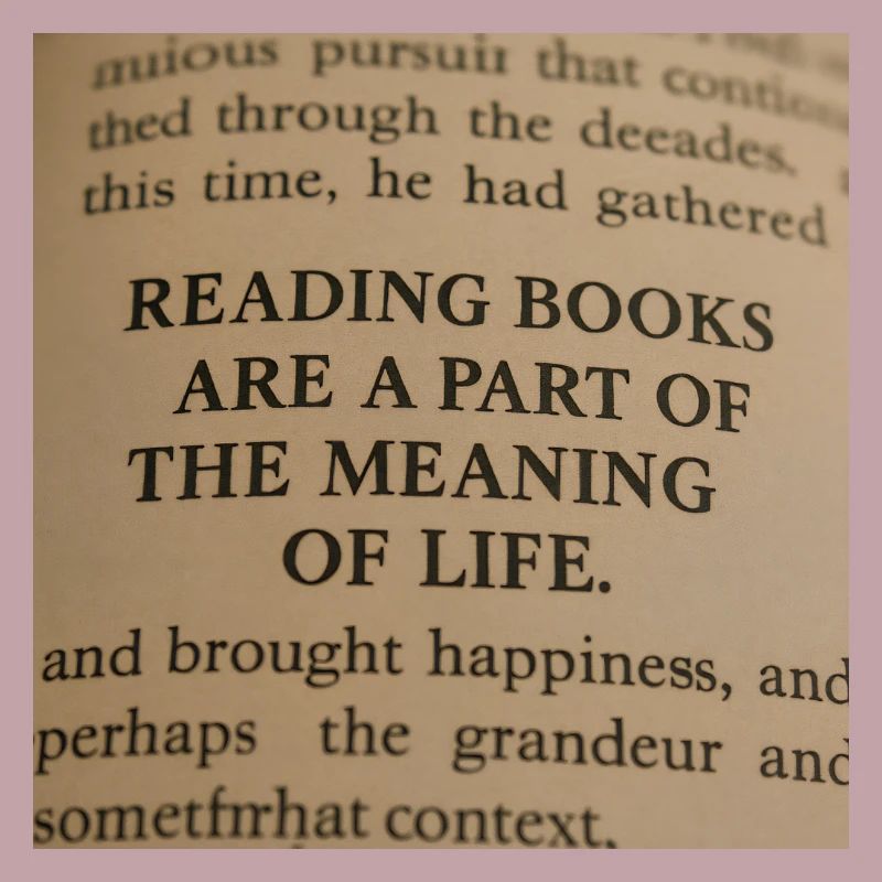 Lesen und der Sinn des Lebens