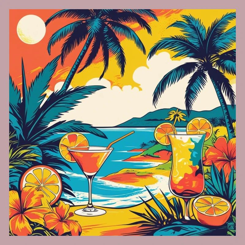Summer Vibes Only | Tropical Beach T-Shirt