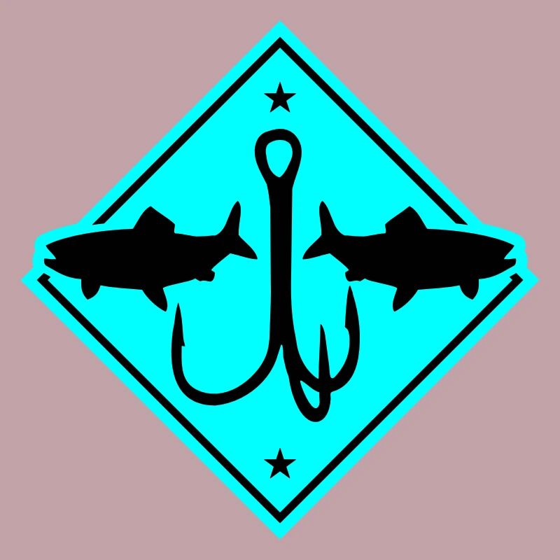 Fischen Angeln Symbol