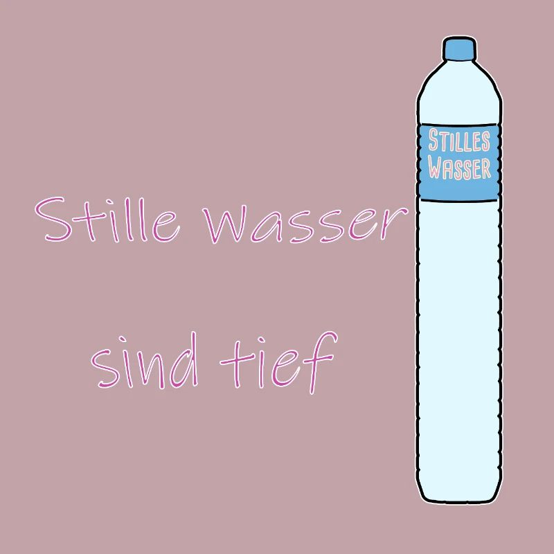 Les eaux calmes sont profondes, jeu de mots drôle