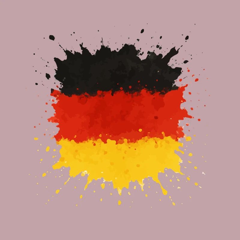 deutschland klecks fahne
