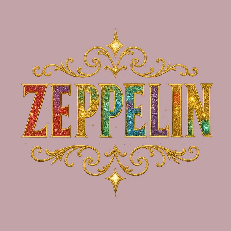 ZEPPELIN Glitzer Gold Pailletten