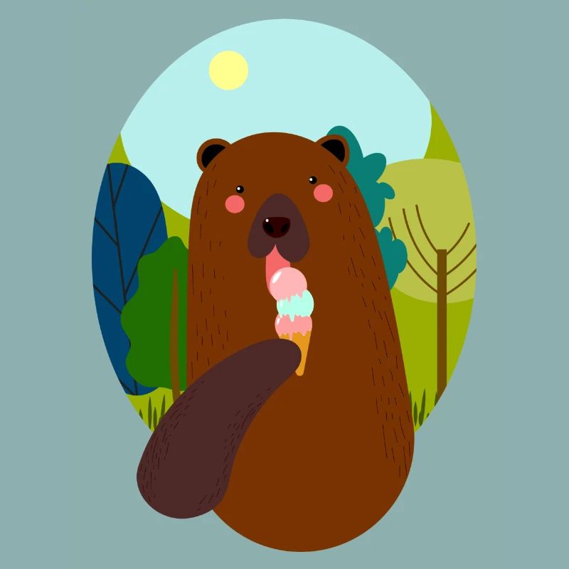 Bear with ice