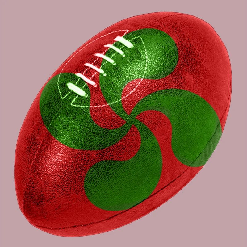Ballon rugby Croix Basque