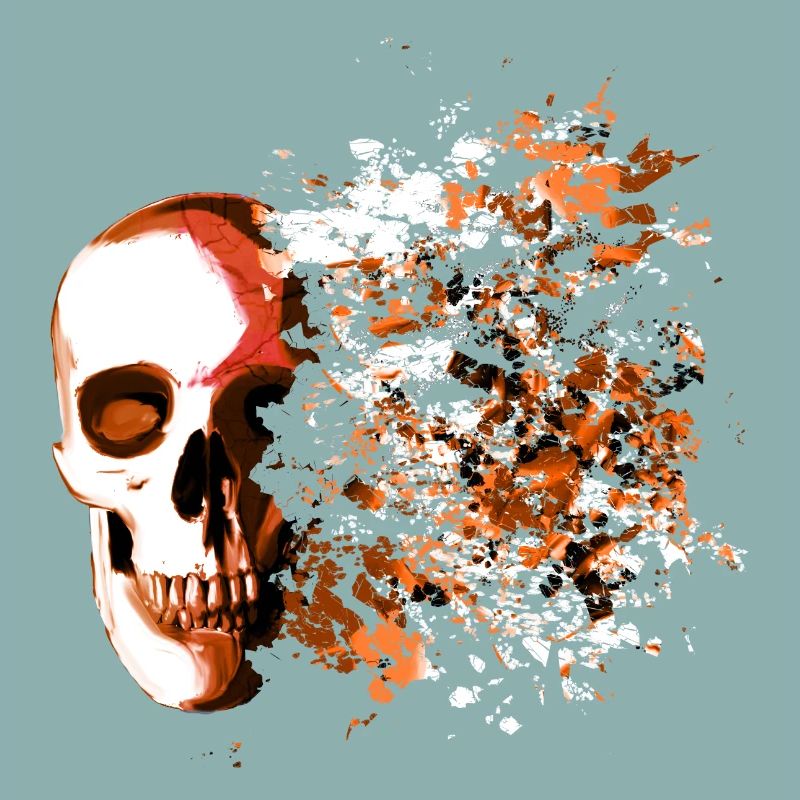 skull explosion