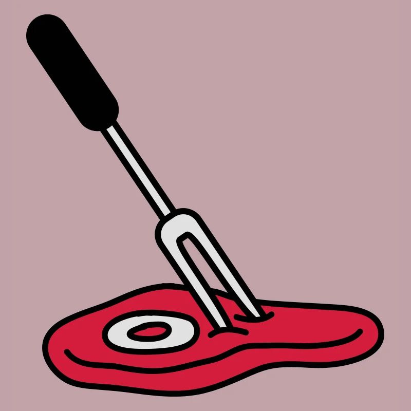 Barbecue Fork And Steak