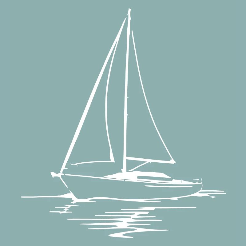 Klassische Segelboot-Gliederung
