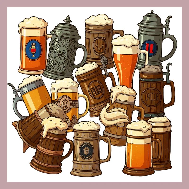 La chope à bière : la tradition de trinquer