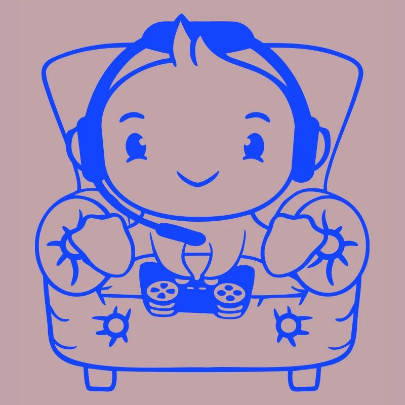 Duck Gamer Gaming Controller Casque Chaise Assise