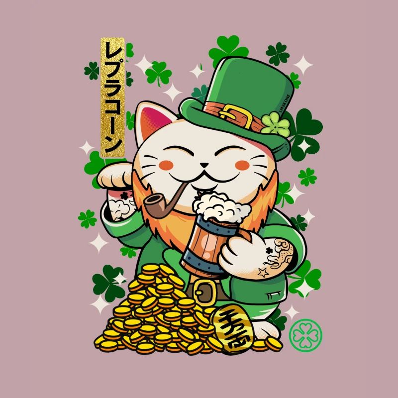 Saint Patrick - Luprechaun Maneki Neko