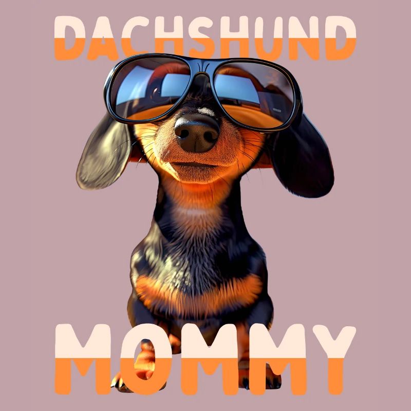 Dachshund Mommy Wiener Mama Dackel Mom Muttertag