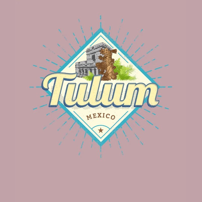 Tulum Mexique Maya Castillo Yucatan Souvenir