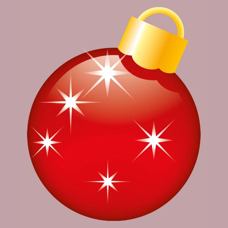 Smiley Christmas bauble