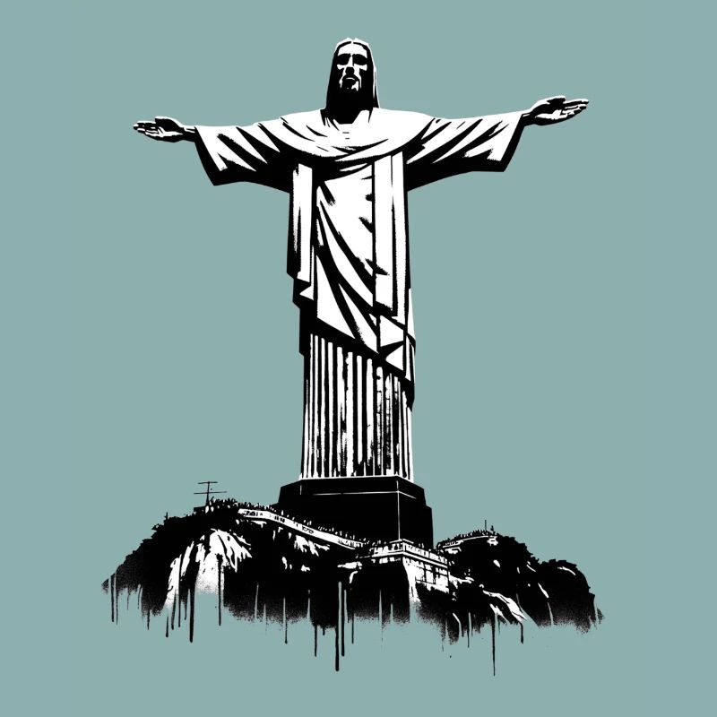 Statue du Christ Rédempteur, Rio de Janeiro, Brésil