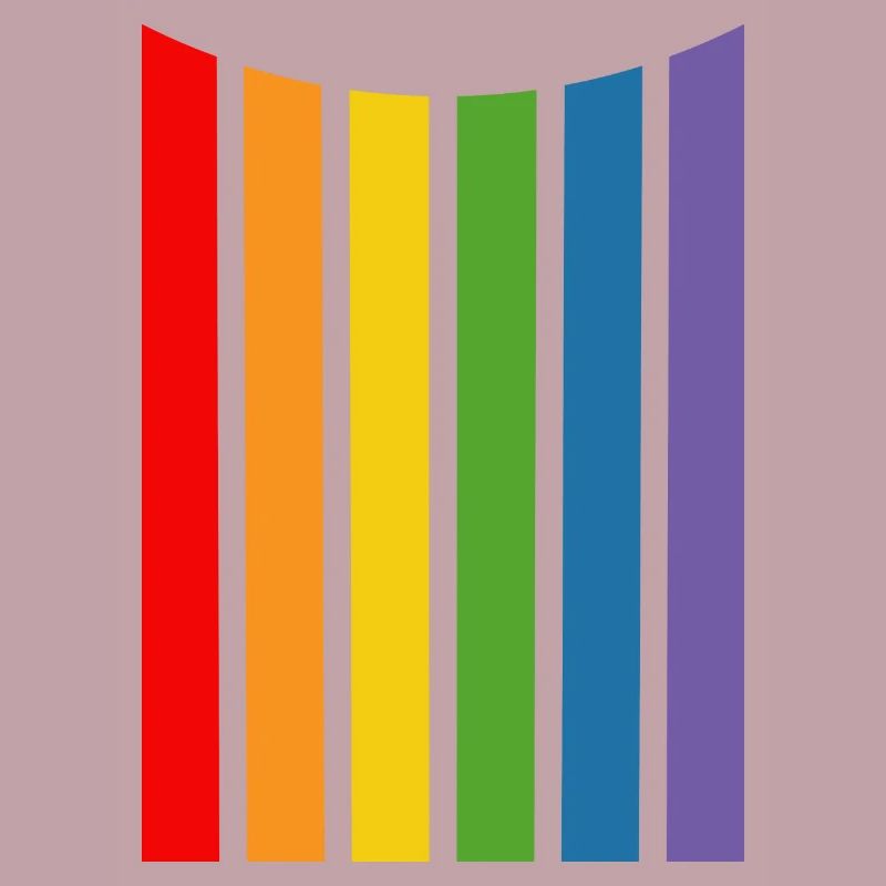 Rayures arc-en-ciel