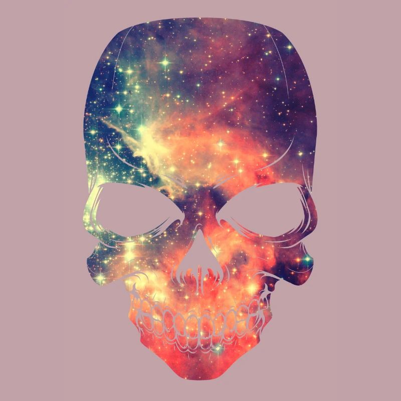 Universe - Space - Galaxy Skull