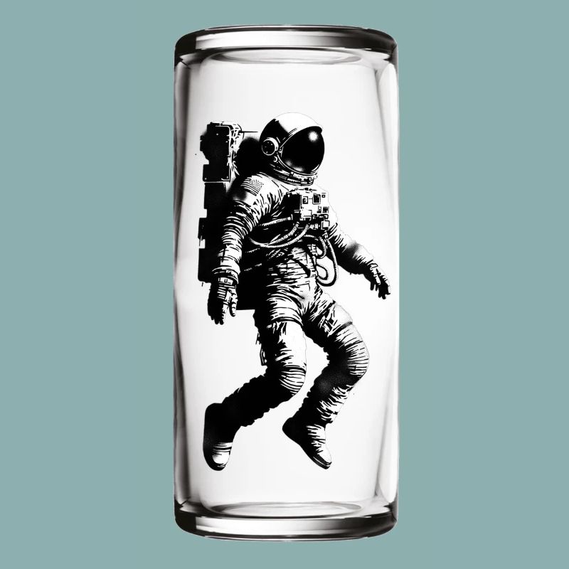 Astronaut im Glas