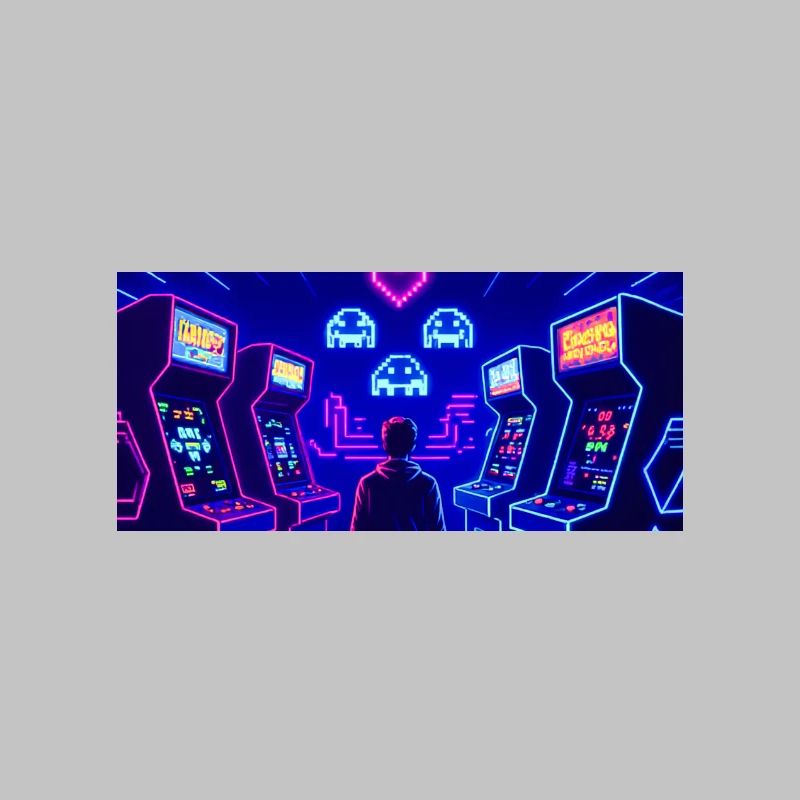Insert Coin Arcade Love – Rétro 80s Gaming