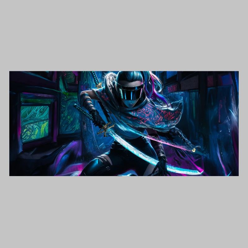 graffiti anime samurai