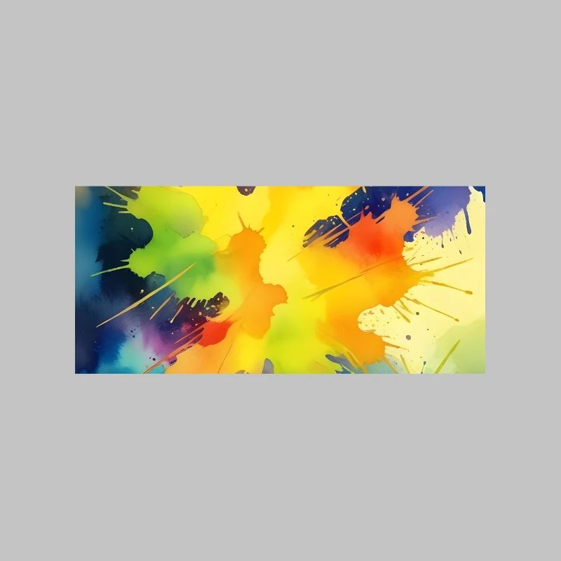 Explosion de couleur Éclaboussure abstraite