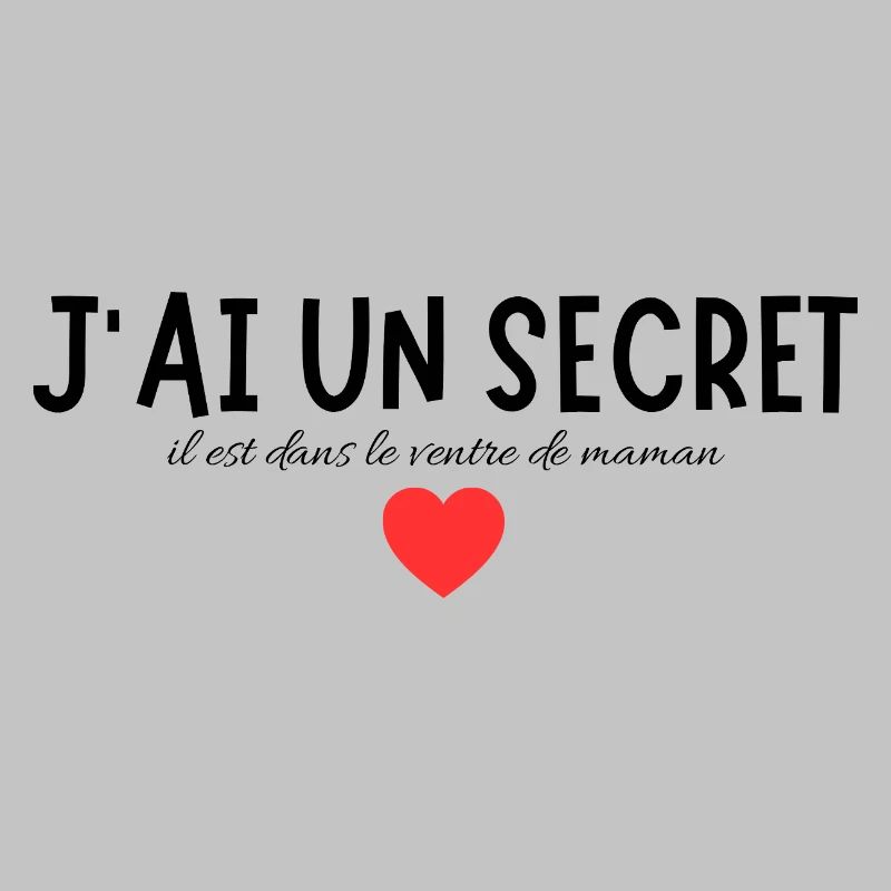 Message secret au symbole affectif