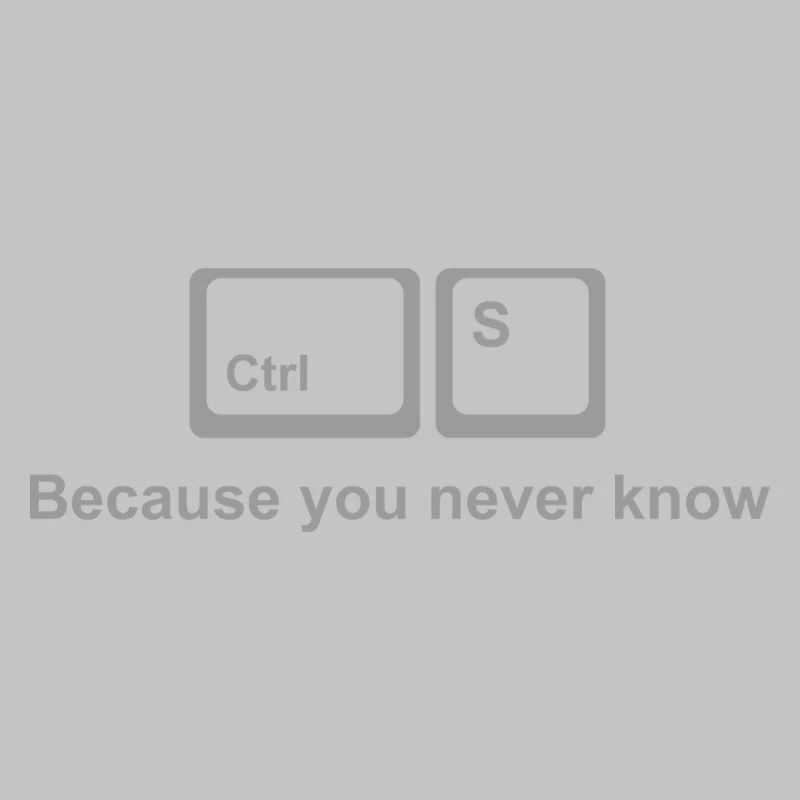 Ctrl S Shirt – Save It Nerd Humor for Developers