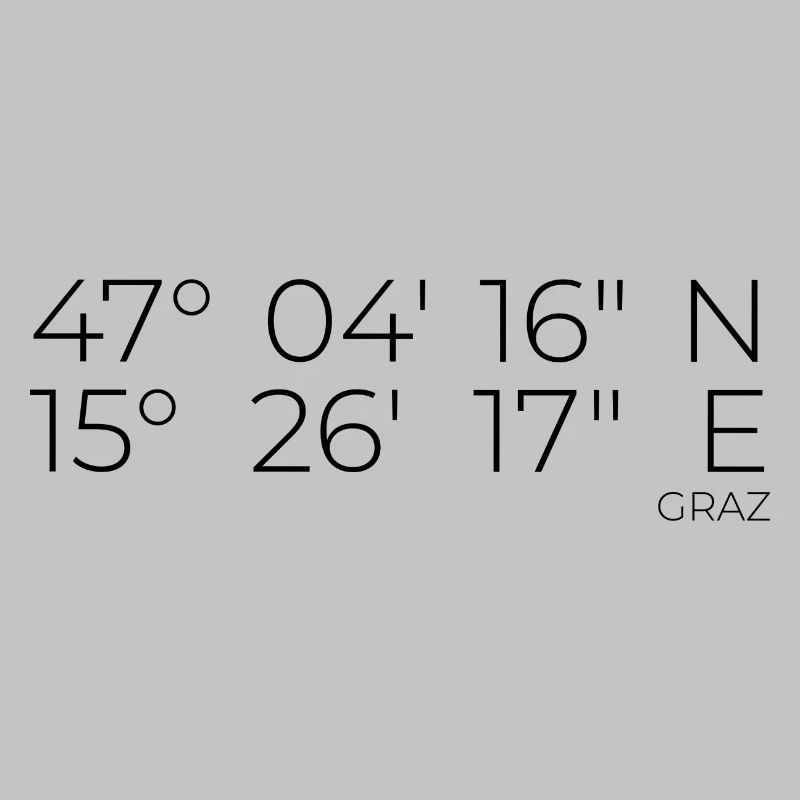 coordinates Graz, Austria