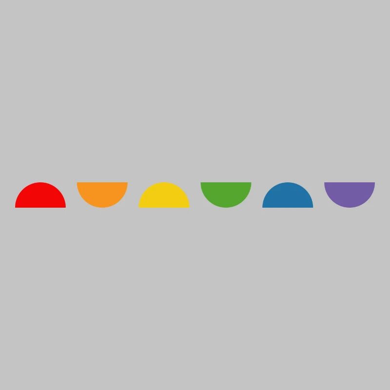 Regenbogen Halbkreis