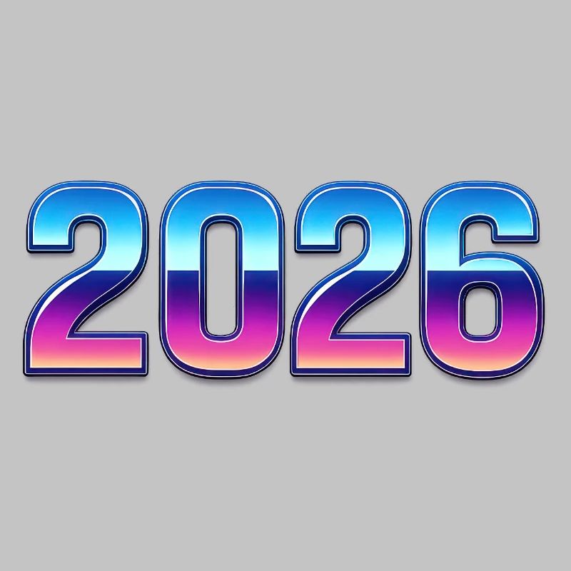 Neon 2026 Gradient Design