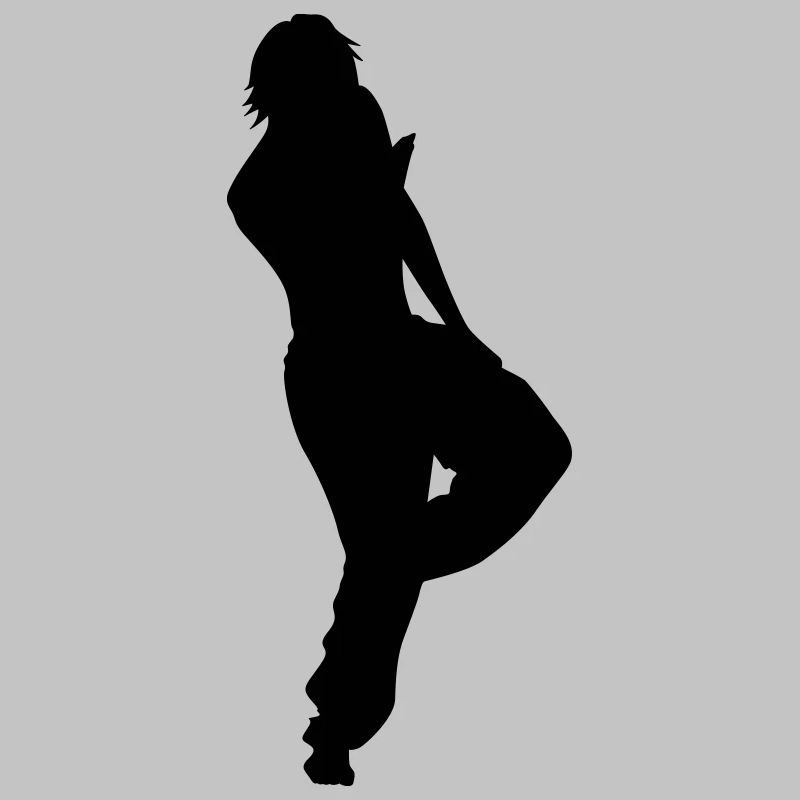 Conception de vecteur Singer and Dancer Silhouette