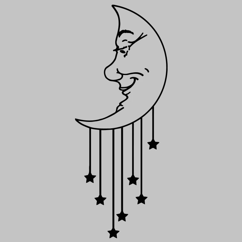 Moon Star - mond (1c)