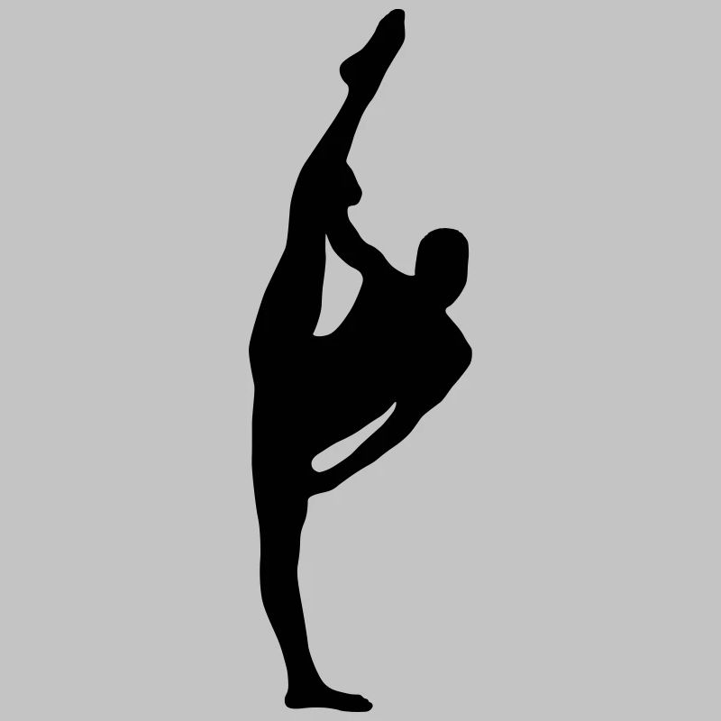 Vektor Balletttänzer Silhouette