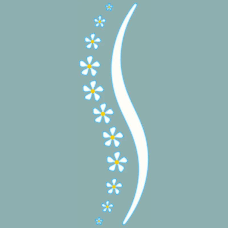 Épine florale bleue