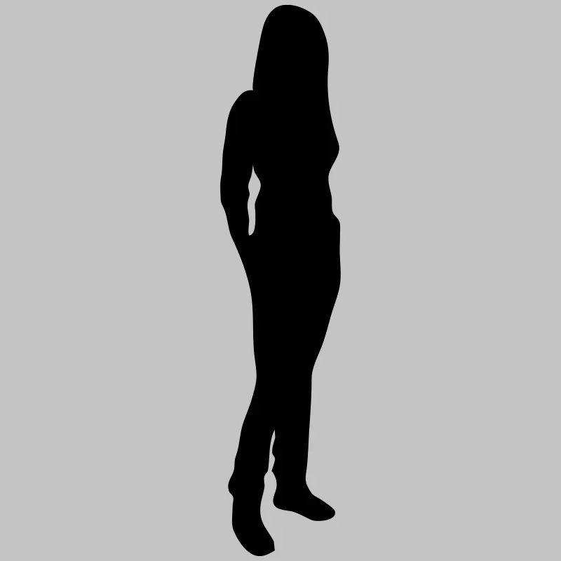 Frau Körper Silhouette Vektor-Design