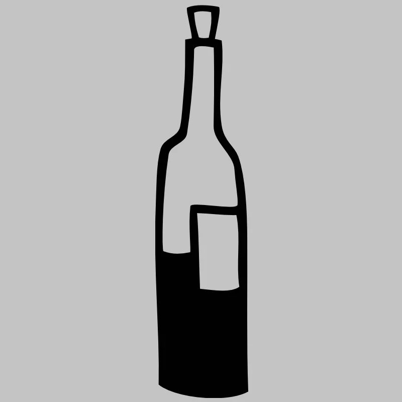 flasche halb voll