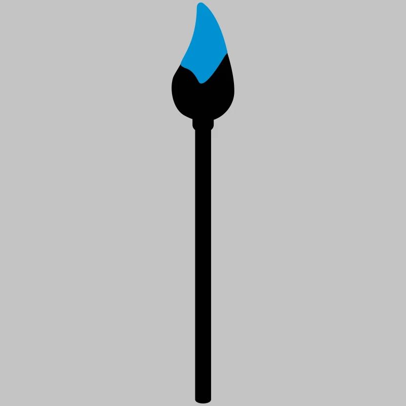 paint brush with paint