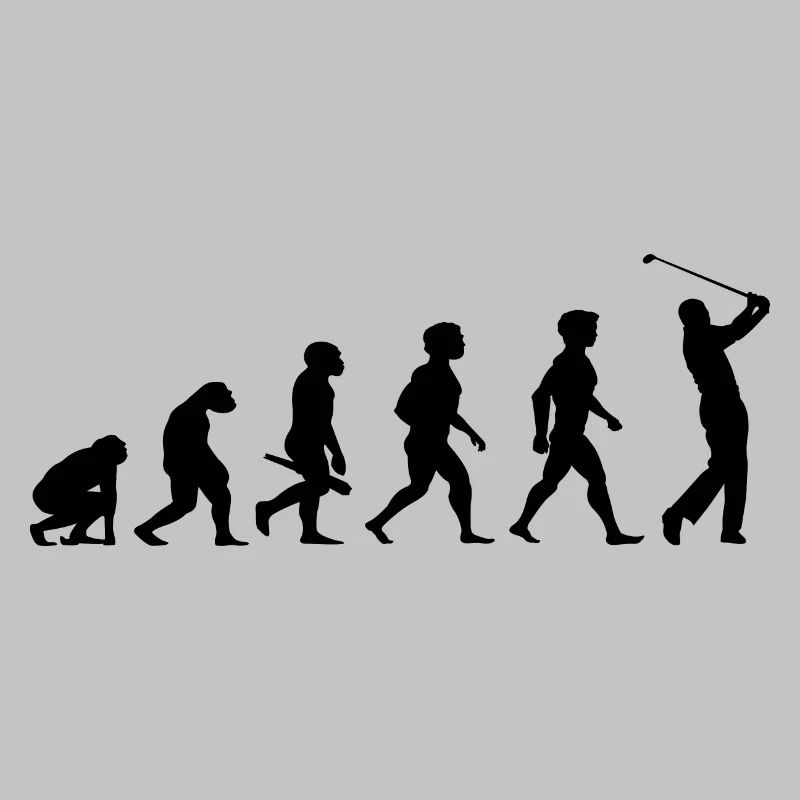 Evolution Golf Golfer Golfspieler Golfplatz
